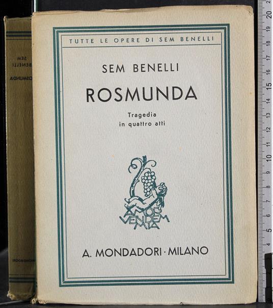 Rosmunda - Sem Benelli - copertina