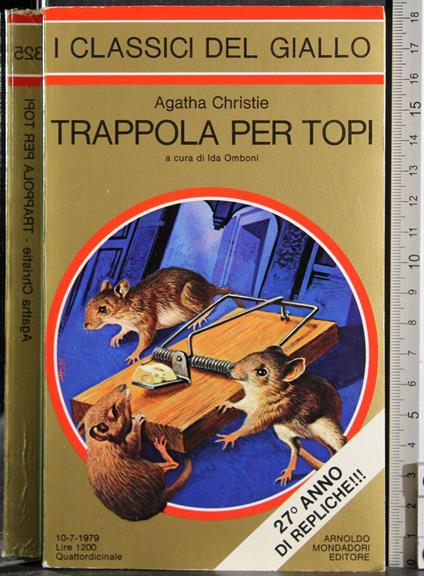 Trappola per topi - Agatha Christie - copertina