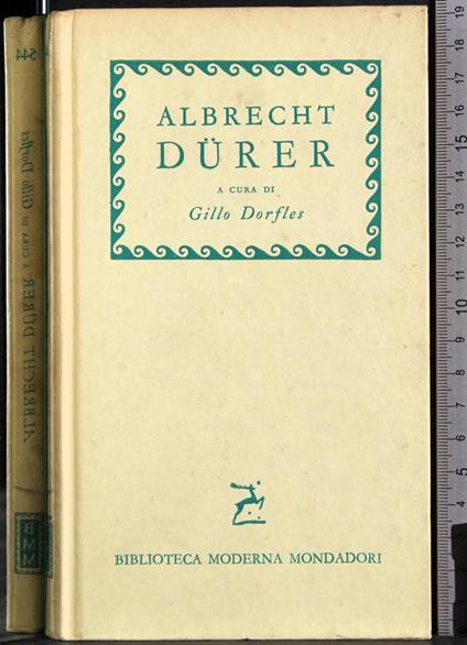 Albrecht Durer - Gillo Dorfles - copertina
