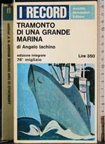 Tramonto di una grande marina