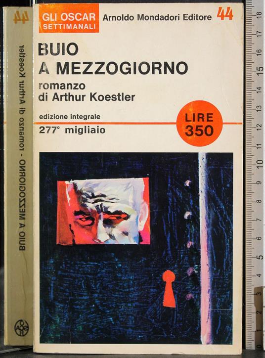 Buio a mazzeggiorno - Arthur Koestler - copertina
