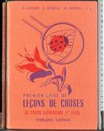 Premier livre de lecons de choses. Elementaire 1