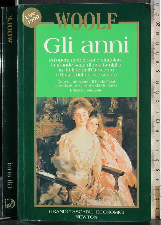 Gli anni - Woolf - copertina
