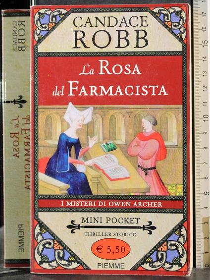 rosa del farmacista - Candace Robb - copertina