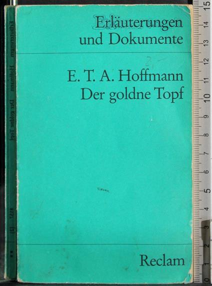 ETA Hoffmann Der goldne Topf - copertina