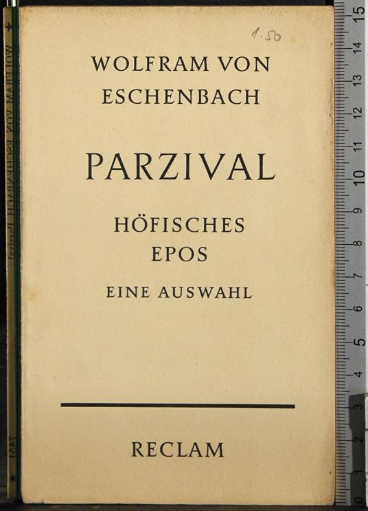 Parzival - Wolfram von Eschenbach - copertina