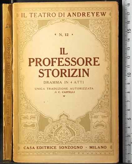 Il professore Storizin - Leonid Andreev - copertina