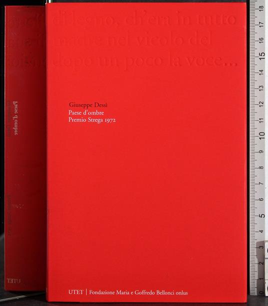 Premio Strega 1972. Paese d'ombre - Giuseppe Dessì - copertina