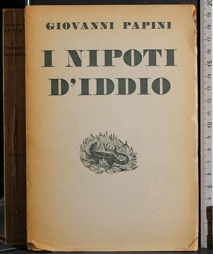 I nipoti d'Iddio - Giovanni Papini - copertina