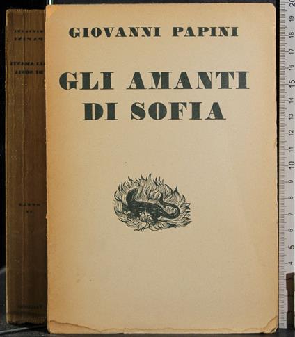 Gli amanti di Sofia - Giovanni Papini - copertina