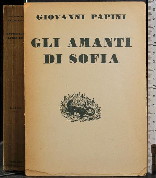 Gli amanti di Sofia - Giovanni Papini - copertina