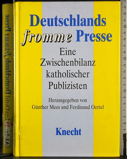 Deutschlands fromme Presse - copertina