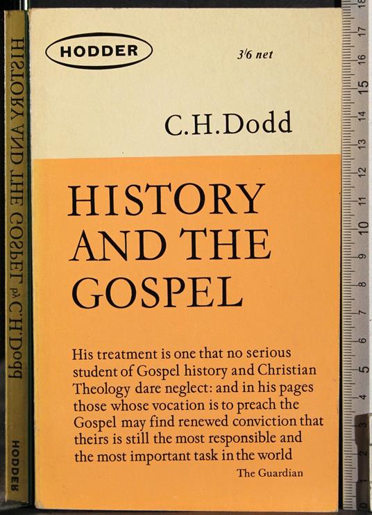 History and the gospel - copertina