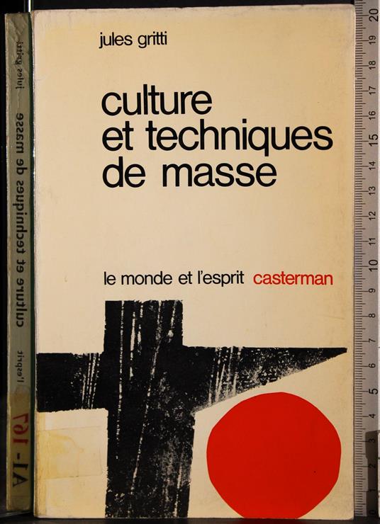 Culture et techniques de masse - copertina