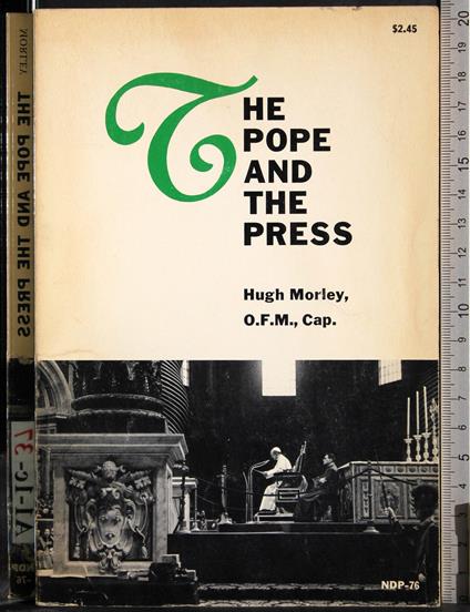 The pope and the Press - copertina