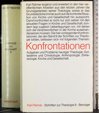 Schriften zur theologie. Band IX - copertina