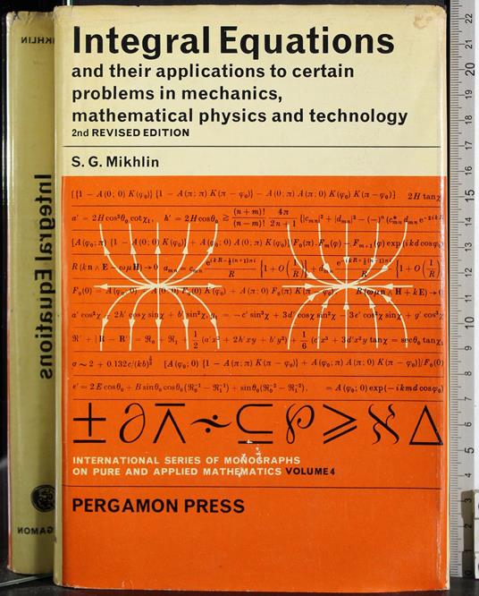 Integral Equations. Vol 4 - copertina