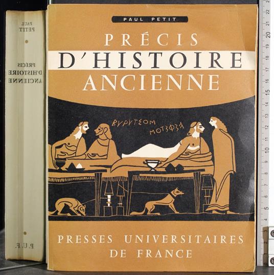 Precis d'Histoire ancienne - copertina