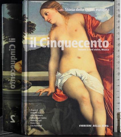 Il Cinquecento. Vol 2. Arti visive, Musica - copertina