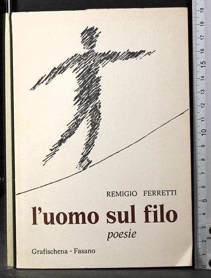 L' uomo sul filo. Poesie - copertina