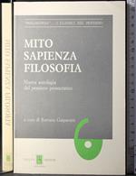 Mito sapienza filosofia