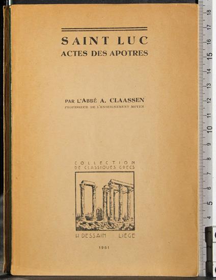 Actes des apotres - Luc Sante - copertina