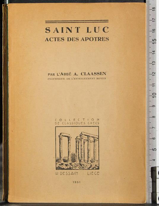Actes des apotres - Luc Sante - copertina