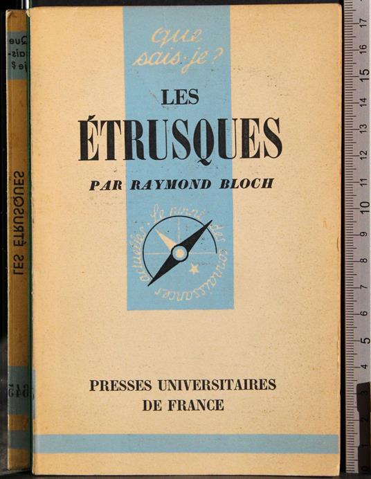 Les etrusques - Raymond Bloch - copertina
