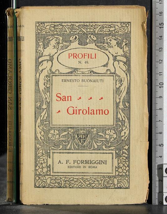 Profili 49. San Girolamo - Ernesto Buonaiuti - copertina