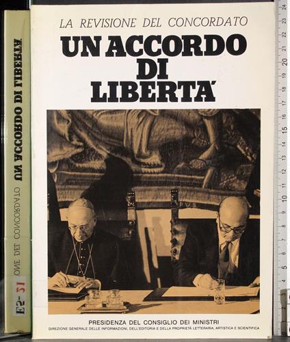 revisione del concordato. Un accordo di libertà - copertina