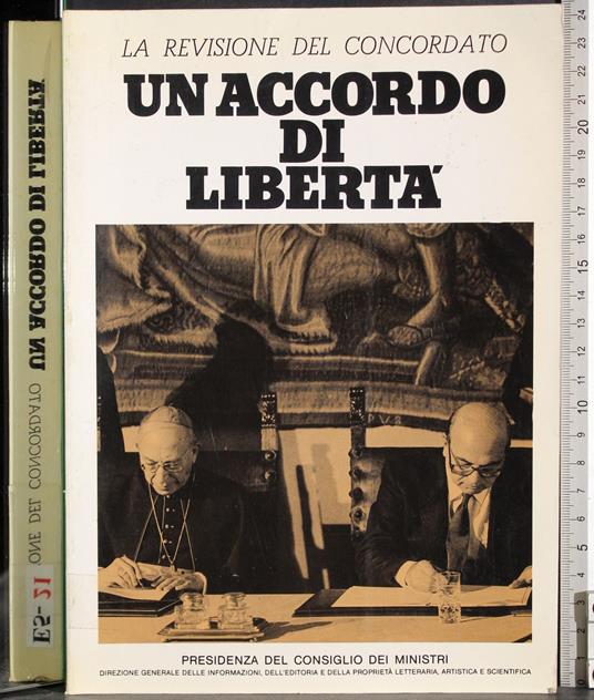 revisione del concordato. Un accordo di libertà - copertina
