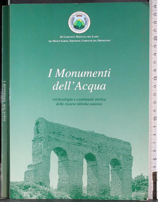 I monumenti dell'acqua - copertina