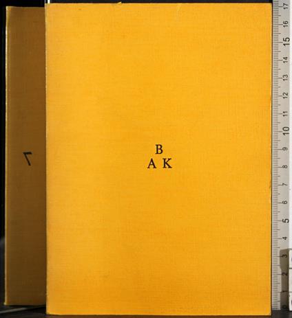 Bak. Klarae augia - copertina