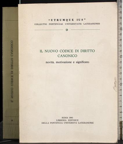 Il nuovo codice di diritto canonico - copertina
