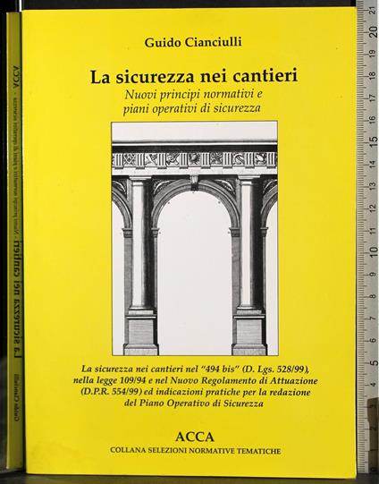 sicurezza nei cantieri - Guido Cianciulli - copertina