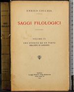 Saggi filologici. Vol IV