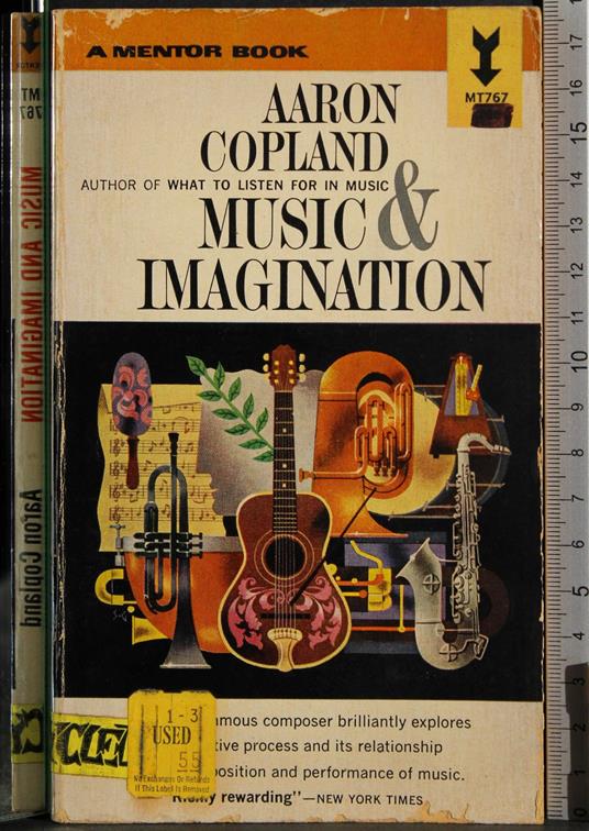 Music and imagination - Aaron Copland - copertina