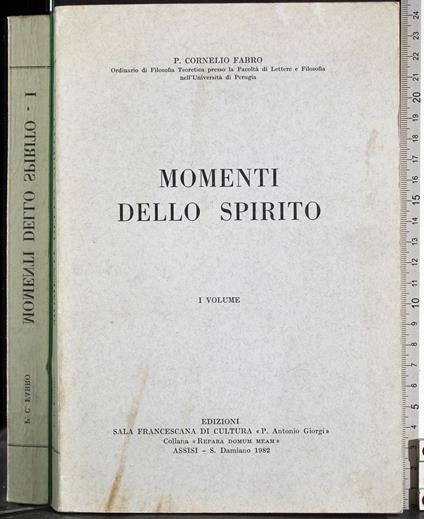 Momenti dello spirito. Vol 1 - Cornelio Fabro - copertina