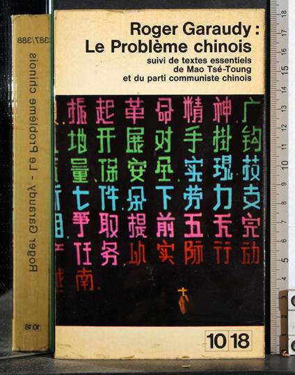 Le probleme chinois - Roger Garaudy - copertina