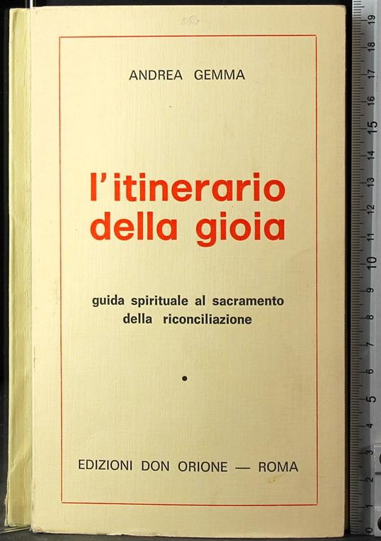 L' Itinerario della gioia - Andrea Gemma - copertina