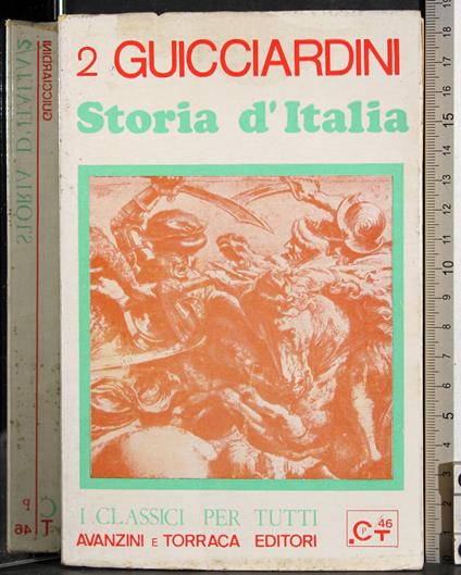 Storia d'Italia. Vol 2 - Francesco Guicciardini - copertina