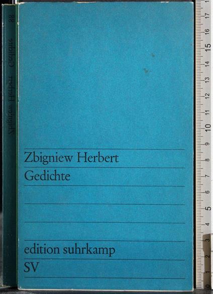 Gedichte - Zbigniew Herbert - copertina