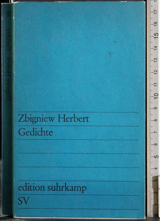 Gedichte - Zbigniew Herbert - copertina