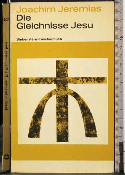 Die Gleichnisse Jesu - Joachim Jeremias - copertina
