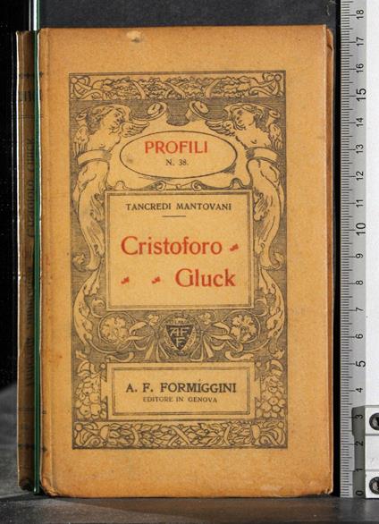 Profili 38. Cristoforo Gluck - Tancredi Mantovani - copertina