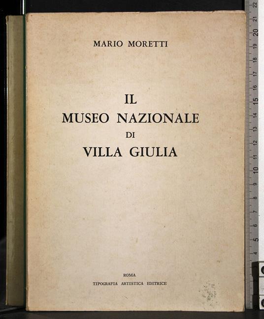Il museo nazionale di villa Giulia - Mario Moretti - copertina