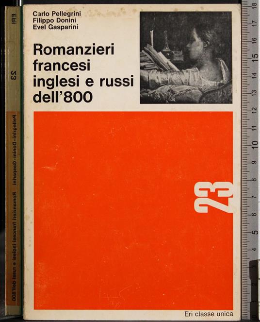 Romanzieri francesi inglesi e russi dell'800 - Pellegrini - copertina