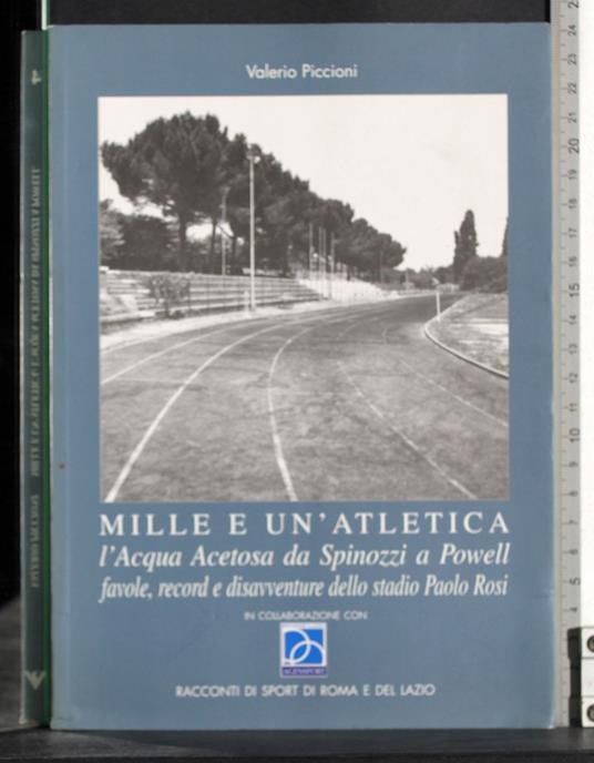 Mille e un'atletica - Valerio Piccioni - copertina