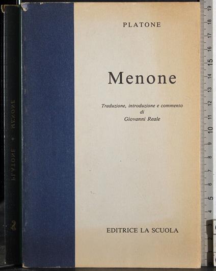 Menone - Platone - copertina