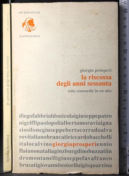 riscossa degli anni sessanta - Giorgio Prosperi - copertina